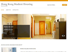 Tablet Screenshot of hongkongstudenthousing.com